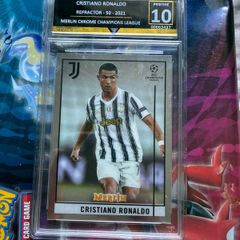 Cristiano Ronaldo  2020/21 Topps Merlin Chrome Refractor (Pristine 10)