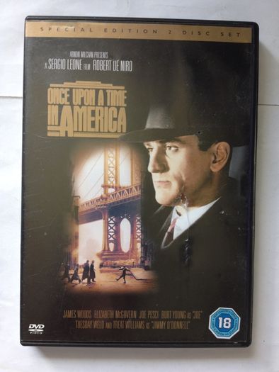Once Upon A Time In America (Sergio Leone Film) [1984] Robert De Niro, Jennifer Connelly, Elizabeth McGovern, Joe Pesci, Burt Young, Tuesday Weld, Treat Williams & James Woods [Movie DVDx2]