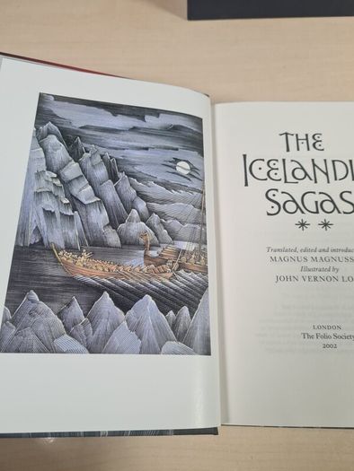 Folio Society The Icelandic Sagas Book Volume 2 Magnus Magnusson  With Slip Cover