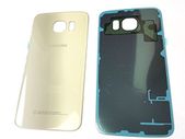 Back Cover Replacement for Samsung Galaxy S6 Edge Gold-#190927