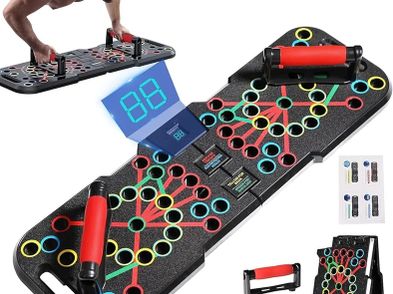 Foldable Push Up Board With Counter Wide 41 In 1 Pushup Board Max Push ...