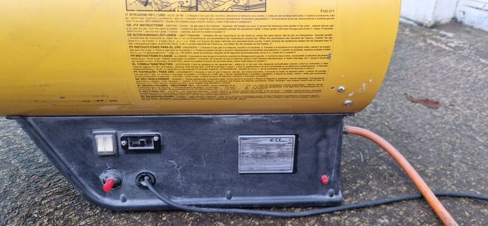 Master propane gas space heater