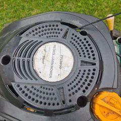 petrol push lawnmower