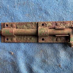 Vintage door latch