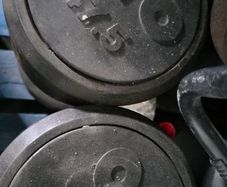 SET OF 47.5kg dumbbells