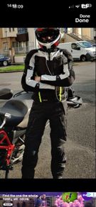 rebelhorn motorbike jacket and trousers M