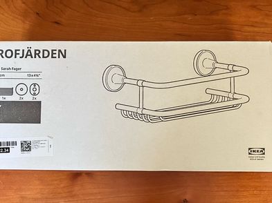 Bnib Ikea Brofjarden Chrome Bathroom Shelf For Sale in Raheny, Dublin ...