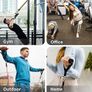 nti-Break Resistance Bands Set, Exercise Bands for Men Women with 5 Fitness Tubes, 2 Foam Handles, 2 Ankle Strap, Door Anchor for Strength Workouts, Yoga, Stretch, Physio Home Gym Equipment Image 6