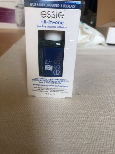 Essie base & top coat varnish