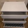 White Chest of 3 Drawers Image 5