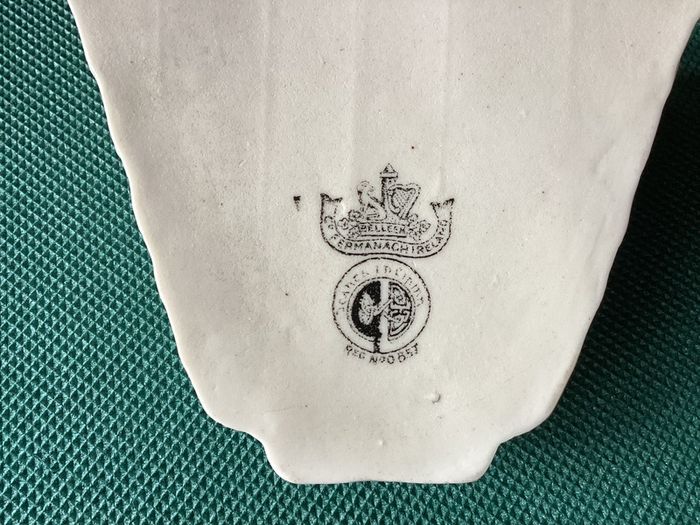 Antique Belleek Wall Mounted Vase