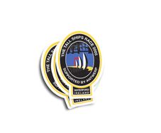 Tall Ships 2005 Waterford Glossy Sticker 3-Pack