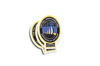 Tall Ships 2005 Waterford Glossy Sticker 3-Pack