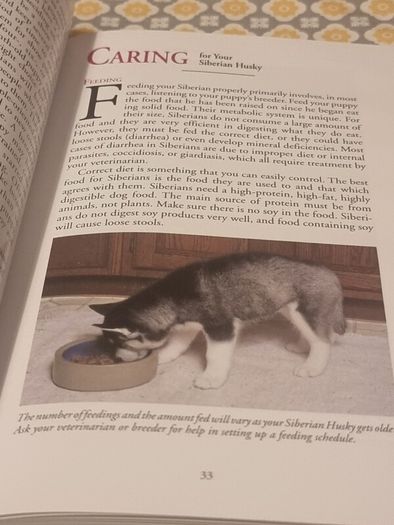 Siberian Huskies New Owners Guide, By Kathleen Kanzler, Hardcover