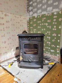 Olymberyl 5KW stove + flue