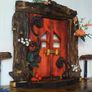 Rustic driftwood enchanted door shelf Image 6