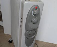 Electric oil radiator heater