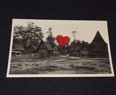 Sumatra Postcard : Bata Kampong , Brastagi , Sumatra