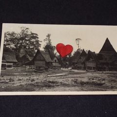 Sumatra Postcard : Bata Kampong , Brastagi , Sumatra