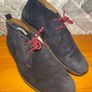 Tommy Hilfiger Mens Navy Blue Suede Ankle Boots UK8 EUR42 Image 2