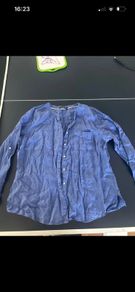 Sophie B linen blouse in size 16