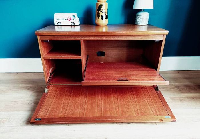 Mid Century Vintage Retro Nathan Squares TV Media unit