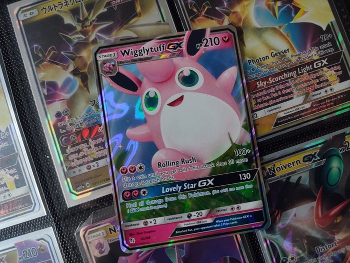 Wigglytuff GX ! Ultra Rare ! from Hidden Fates Set ! 2019 ! Pokemon Card !