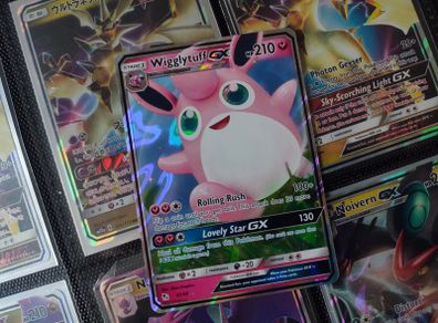 Wigglytuff GX ! Ultra Rare ! from Hidden Fates Set ! 2019 ! Pokemon Card !