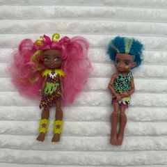 Mattel Cave Club Fernessa Doll Prehistoric and Slate Used Please look at the pictures