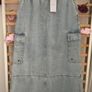 skirt bnwt utility style denim skirt size small sisters point premium boutique brand Image 10