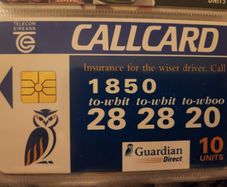 Guardian Insurance callcard