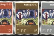 1980 Ireland Christmas Commemorative Stamps Mint Never Hinged (MNH)