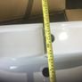 Vogue bathroom sink with pedestal and tap new Image 10
