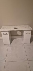 marble top and draws