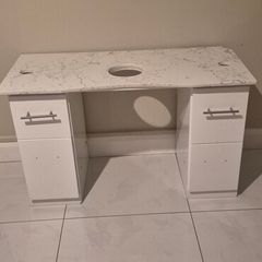 marble top and draws
