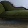 Antique Victorian mahogany chaise Image 9