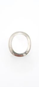 925 Vintage Sterling Silver And Mother Of Pearl Ring