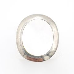 925 Vintage Sterling Silver And Mother Of Pearl Ring