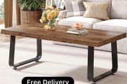 Coffee Tables for Living Room Industrial Rectangle Center Tables