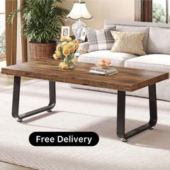 Coffee Tables for Living Room Industrial Rectangle Center Tables