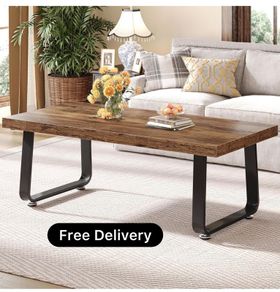 Coffee Tables for Living Room Industrial Rectangle Center Tables