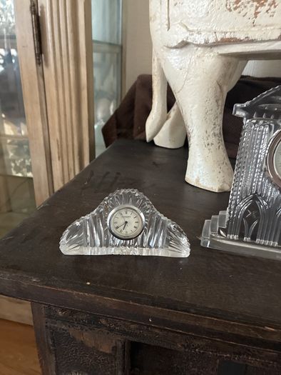 2 Waterford crystal clocks