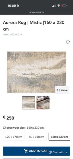 Harvey Norman Rug 200x290