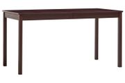 Dining Table Dark Brown 140x70x73 cm Pinewood