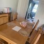 Wooden dining table and chairs - Extendable Image 5
