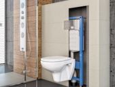 Wall Hung toilet Breezz Wc 5in1 toilet pan & soft close seat