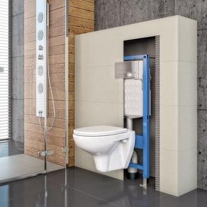Wall Hung toilet Breezz Wc 5in1 toilet pan & soft close seat