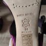 Karen Millen Stunning Purple Satin Strappy Sandals Heels Image 9