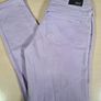 womens Levis demi curve low rise skinny jeans light purple mauve  Size W 28 L 32 Image 2