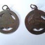 2 Vintage Irish School Sports Bronze Medals Image 2